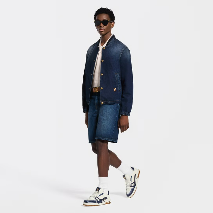 lv louis vuitton trainer green retro sneaker